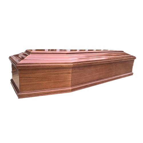 Spanish Style Adult Poplar Wood Coffin